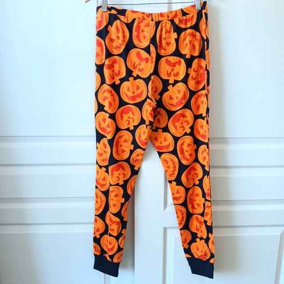 NEW Target Hyde and Eek Women's Orange Jack-O-Lantern Sleep Joggers 2022 Size L - Picture 2 of 11